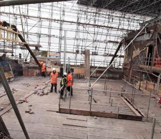 Specialist contractors prepare Palace for revamp work